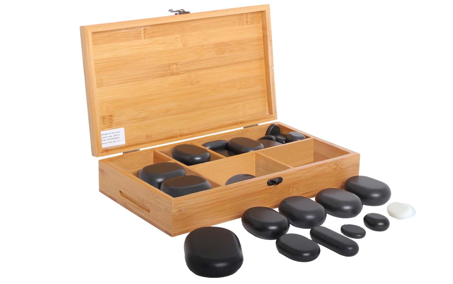 Bild von Hot Stones Basaltsteine 45-tlg. Set